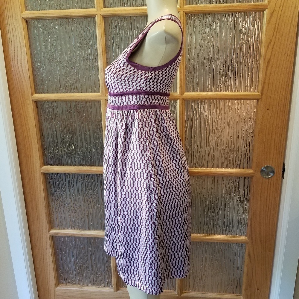 PROENZA Schouler Fitted Purple Satin Dress